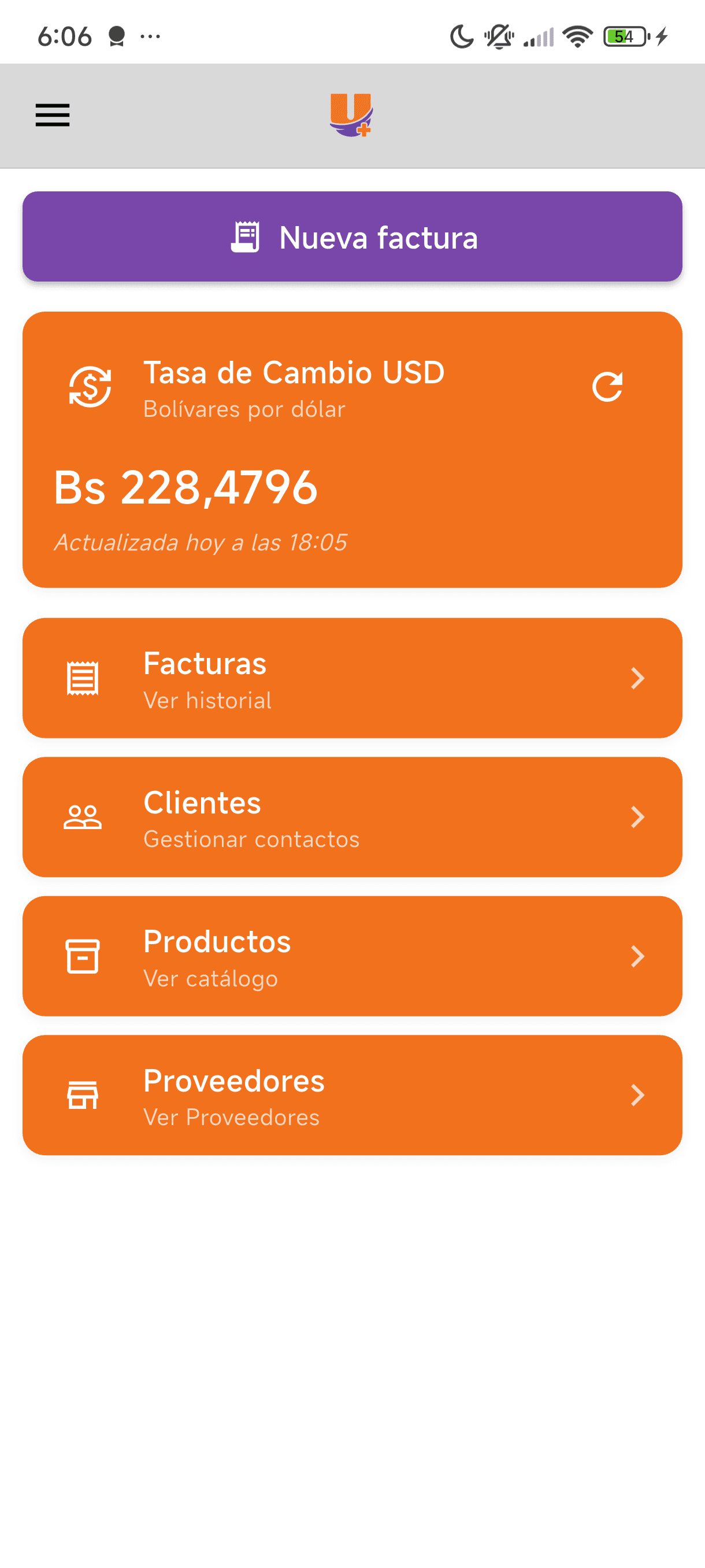 Dashboard Unidigital+