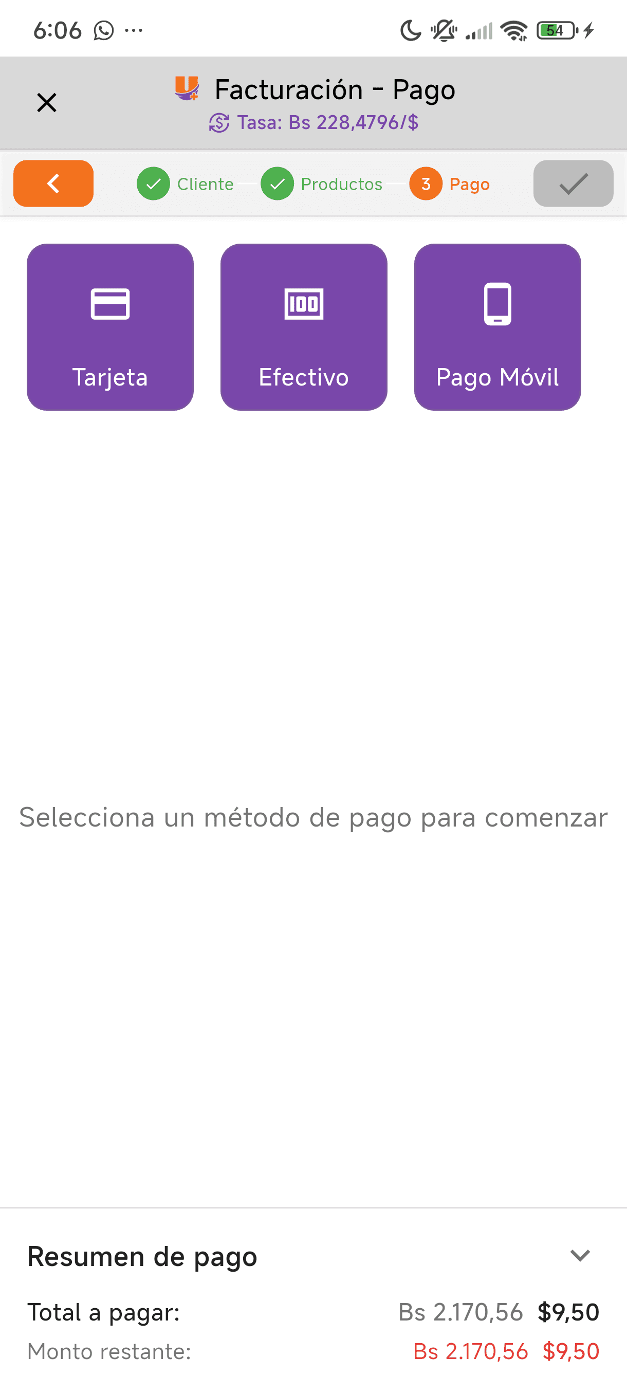 Multi-Moneda (USD + Bs)